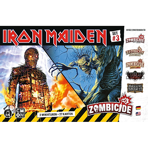 Asmodee, Cool Mini or Not Zombicide: Iron Maiden Charackter Pack 3