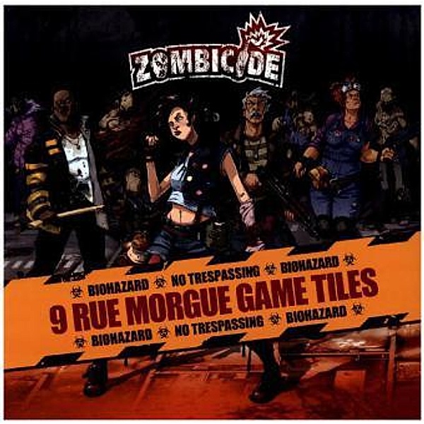 Zombicide, Season 3, 9 Rue Morgue Game Tiles (Spiel-Zubehör)