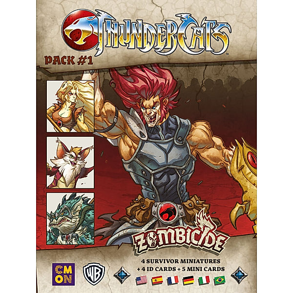 Asmodee, Cool Mini or Not Zombicide  Thundercats Pack 1, Fel Barros, Fabio Tola