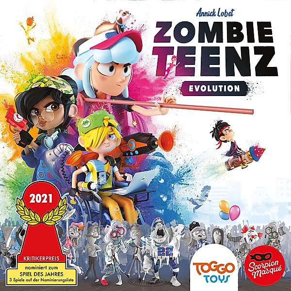 Asmodee, Le Scorpion Masque, Toggo Toys Zombie Teenz Evolution (Kinderspiel), Annick Lobet