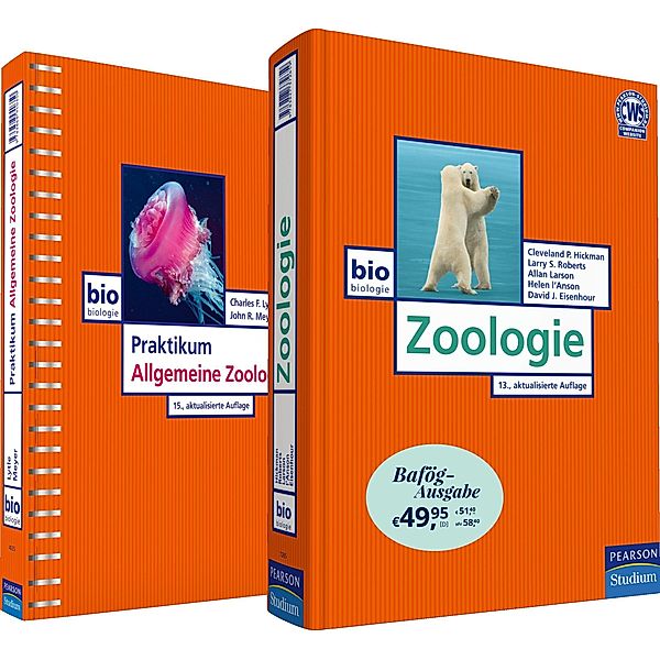 Zoologie / Praktikum Allgemeine Zoologie - Bafög-Ausgabe, 2 Bde., Cleveland P. Hickman, Larry S. Roberts, Allan Larson, Helen L'Anson, David J. Eisenhour, Charles F. Lytle, John R. Meyer