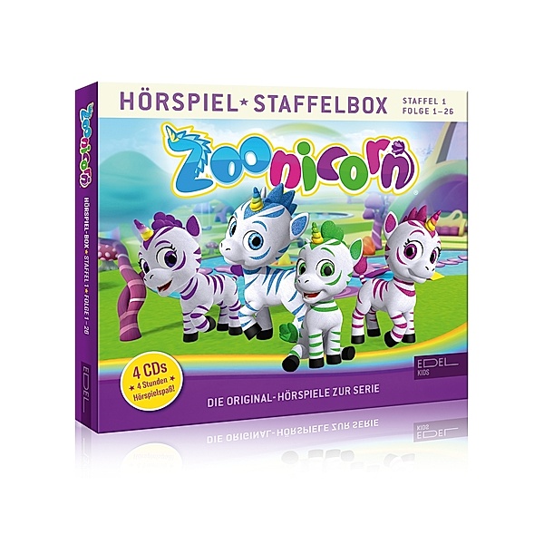Zoonicorn - Hörspiel-Box.Staffel.1,4 Audio-CD, Zoonicorn