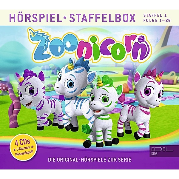 Zoonicorn - Hörspiel-Box.Staffel.1,4 Audio-CD, Zoonicorn