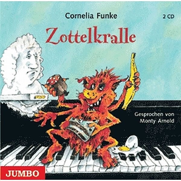 Zottelkralle, 2 Audio-CDs, Cornelia Funke