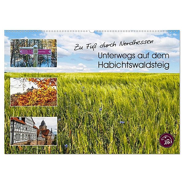 Zu Fuss durch Nordhessen - Unterwegs auf dem Habichtswaldsteig (Wandkalender 2025 DIN A2 quer), CALVENDO Monatskalender, Calvendo, Thomas Bering