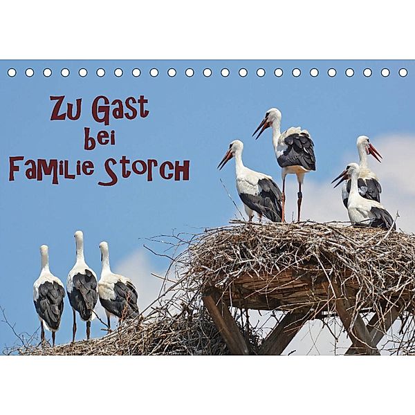 Zu Gast bei Familie Storch (Tischkalender 2023 DIN A5 quer), Gugigei