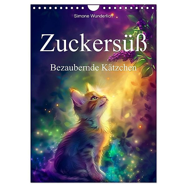 Zuckersüß - Bezaubernde Kätzchen (Wandkalender 2025 DIN A4 hoch), CALVENDO Monatskalender, Calvendo, Simone Wunderlich