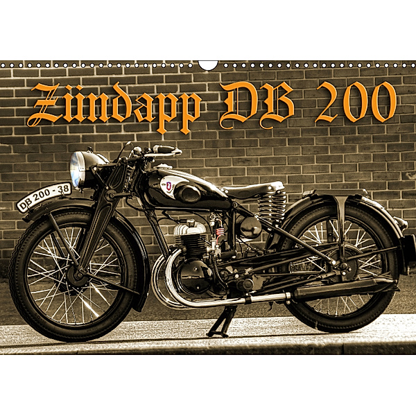 Zündapp DB 200 (Wandkalender 2019 DIN A3 quer), Ingo Laue