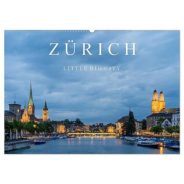 ZÜRICH - Little Big City (Wandkalender 2024 DIN A2 quer), CALVENDO Monatskalender, Enrico Caccia