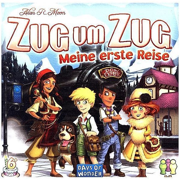 Asmodee Zug um Zug - Meine erste Reise (Spiel), Alan R. Moon