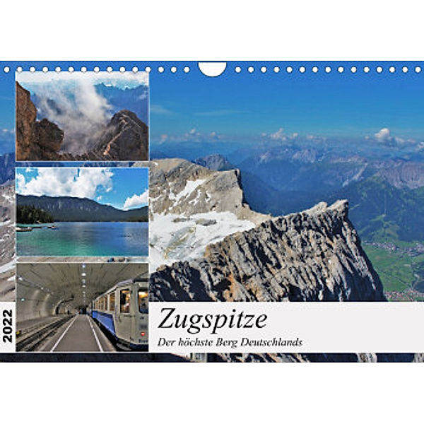 Zugspitze - Der höchste Berg Deutschlands (Wandkalender 2022 DIN A4 quer), TakeTheShot