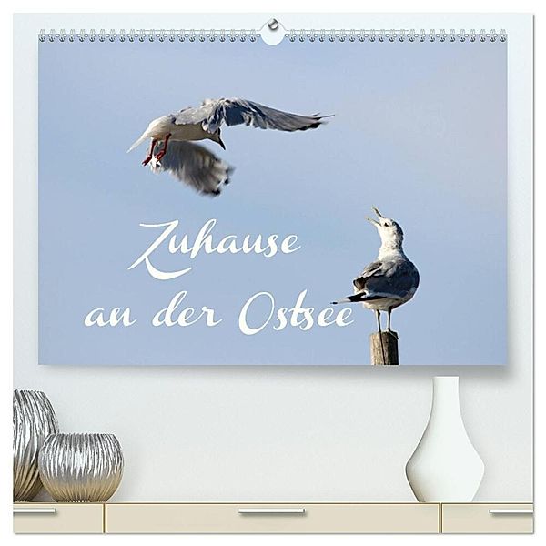 Zuhause an der Ostsee (hochwertiger Premium Wandkalender 2025 DIN A2 quer), Kunstdruck in Hochglanz, Calvendo, Heike Hultsch