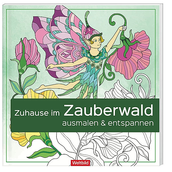 Zuhause im Zauberwald - ausmalen und entspannen