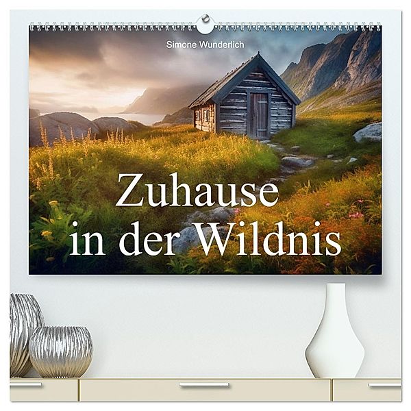 Zuhause in der Wildnis (hochwertiger Premium Wandkalender 2025 DIN A2 quer), Kunstdruck in Hochglanz, Calvendo, Simone Wunderlich