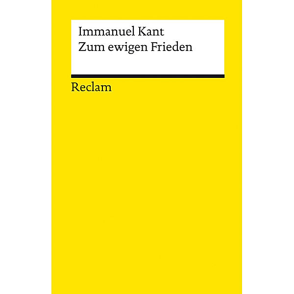 Zum ewigen Frieden, Immanuel Kant