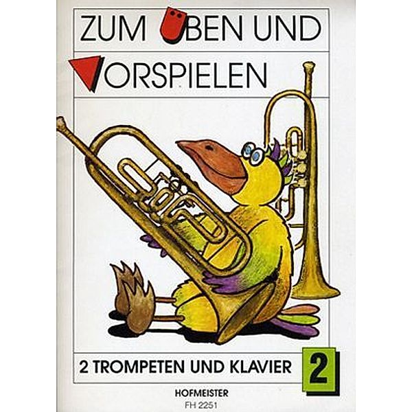 Zum Üben und Vorspielen, 2 Trompeten + Klavier, Gerd Philipp