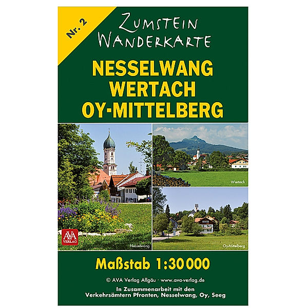 Zumstein Wanderkarte Nesselwang, AVA-Verlag Allgäu GmbH