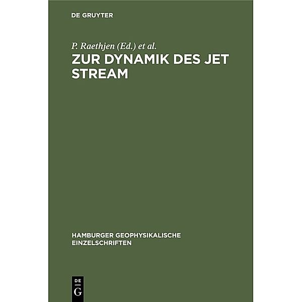 Zur Dynamik des jet stream