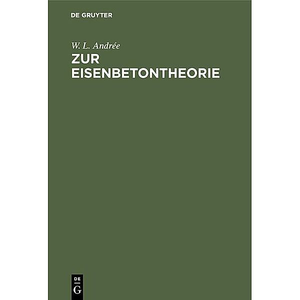 Zur Eisenbetontheorie / Jahrbuch des Dokumentationsarchivs des österreichischen Widerstandes, W. L. Andrée