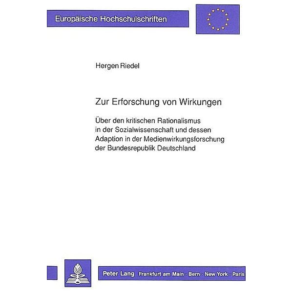 Zur Erforschung von Wirkungen, Hergen Riedel, Universität Münster