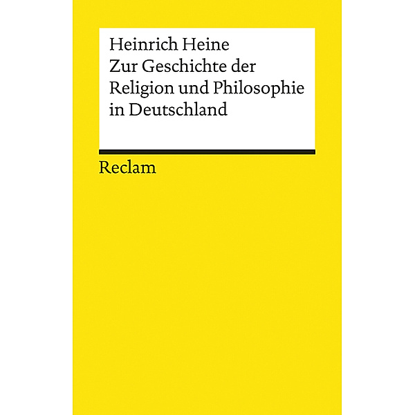 Zur Geschichte der Religion und Philosphie in Deutschland, Heinrich Heine