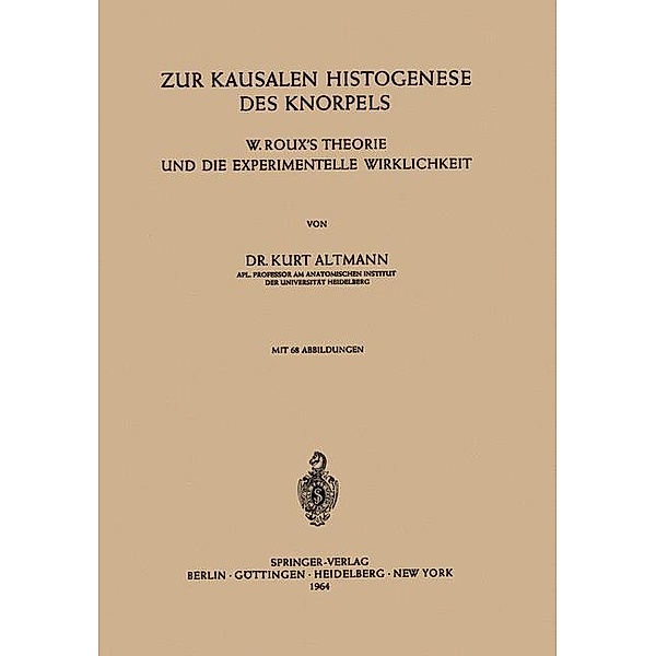 Zur Kausalen Histogenese des Knorpels, K. Altmann
