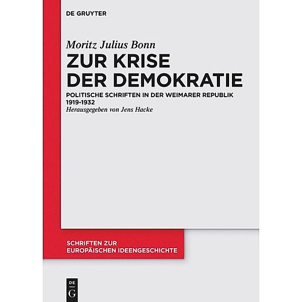 Zur Krise der Demokratie, Moritz Julius Bonn