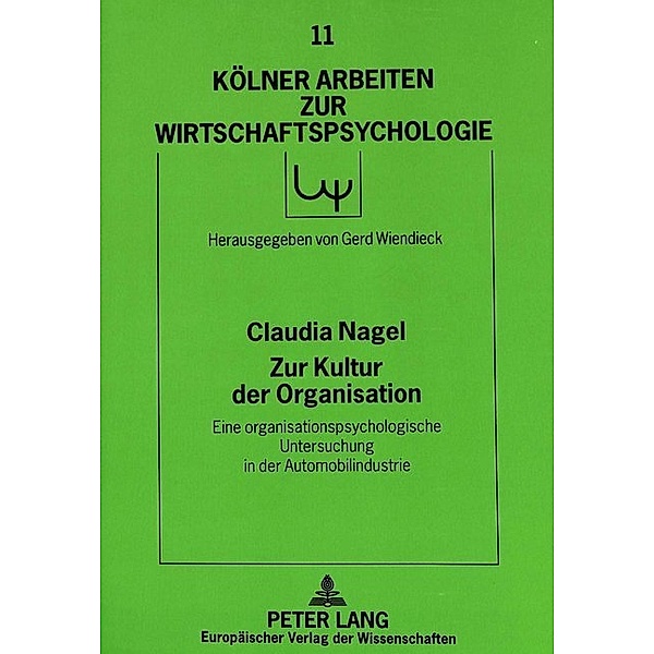 Zur Kultur der Organisation, Claudia Nagel