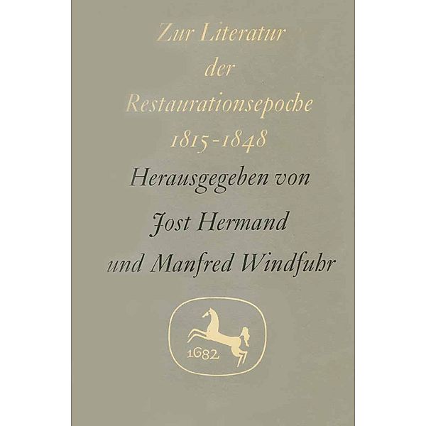 Zur Literatur der Restaurationsepoche 1815-1848