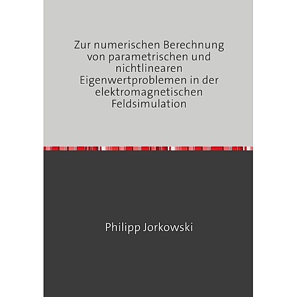 Zur numerischen Berechnung von parametrischen und nichtlinearen Eigenwertproblemen in der elektromagnetischen Feldsimulation, Philipp Jorkowski