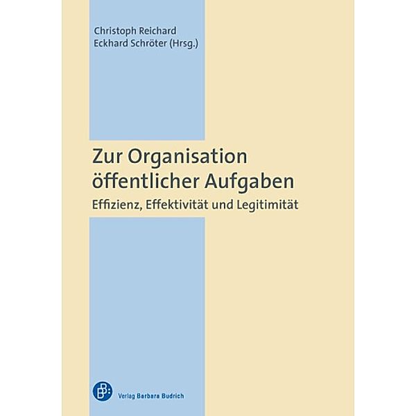 Zur Organisation öffentlicher Aufgaben