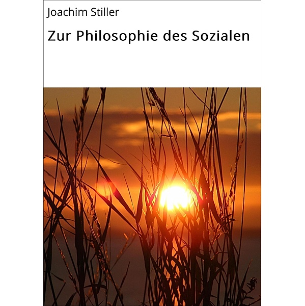 Zur Philosophie des Sozialen, Joachim Stiller
