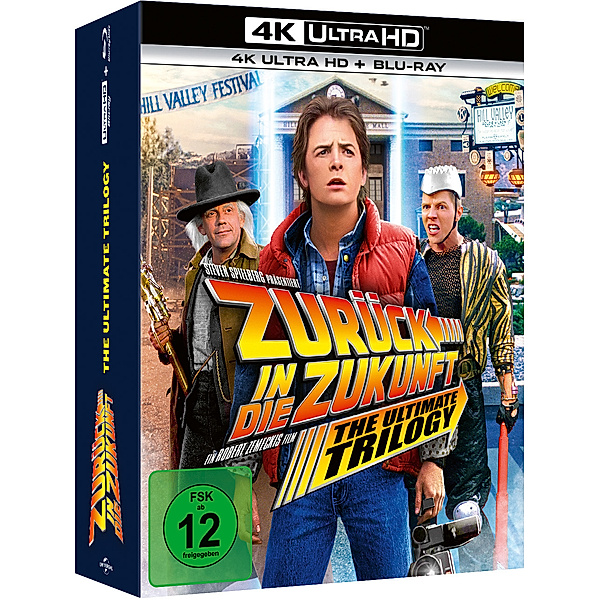 Zurück in die Zukunft - Trilogie (4K Ultra HD), Christopher Lloyd Michael J.Fox