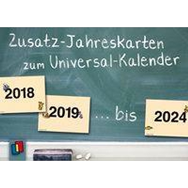 Zusatz-Jahreskarten zum Universakalender, ab 2018, Redaktionsteam Verlag an der Ruhr