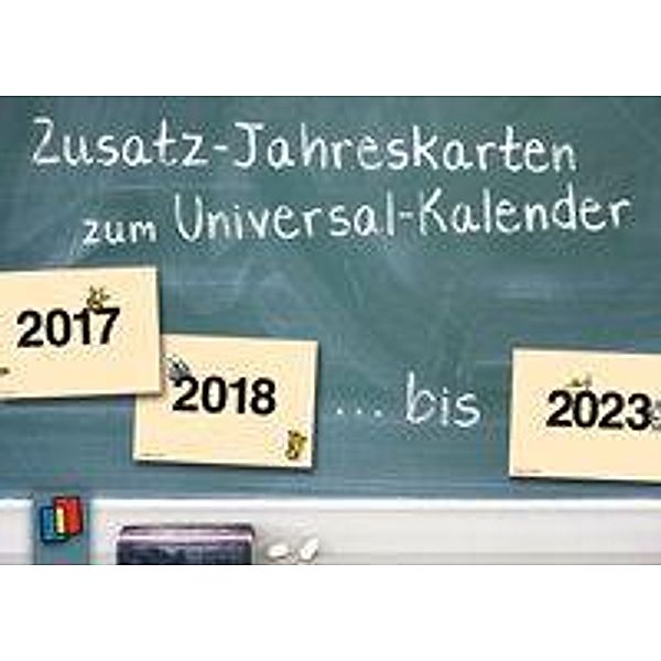 Zusatz-Jahreskarten zum Universalkalender, ab 2017, Redaktionsteam Verlag an der Ruhr