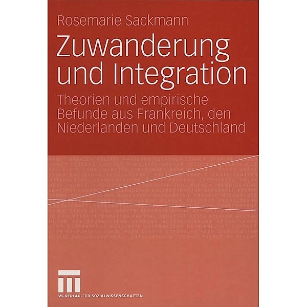 Zuwanderung und Integration, Rosemarie Sackmann