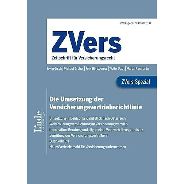 ZVers-Spezial Die Umsetzung der Versicherungsvertriebsrichtlinie, Peter Reiff