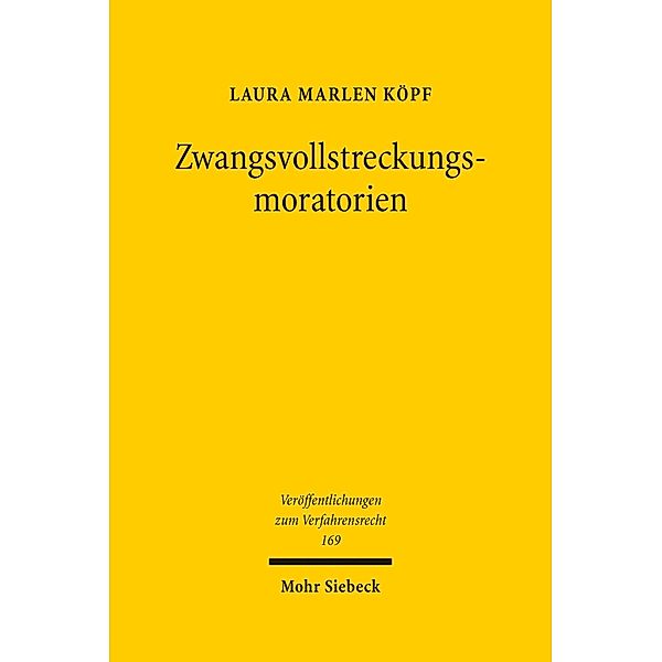 Zwangsvollstreckungsmoratorien, Laura Marlen Köpf