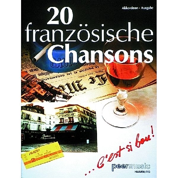 Zwanzig französische Chansons, für 1-2 Akkordeons