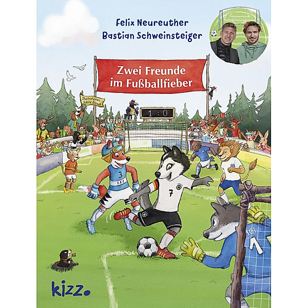 Zwei Freunde im Fussballfieber, Felix Neureuther, Bastian Schweinsteiger
