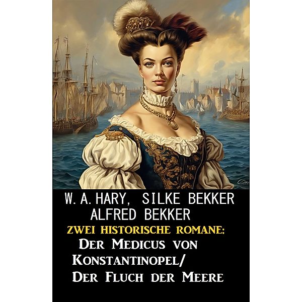 Zwei historische Romane: Der Medicus von Konstantinopel/Fluch der Meere, Alfred Bekker, Silke Bekker, W. A. Hary