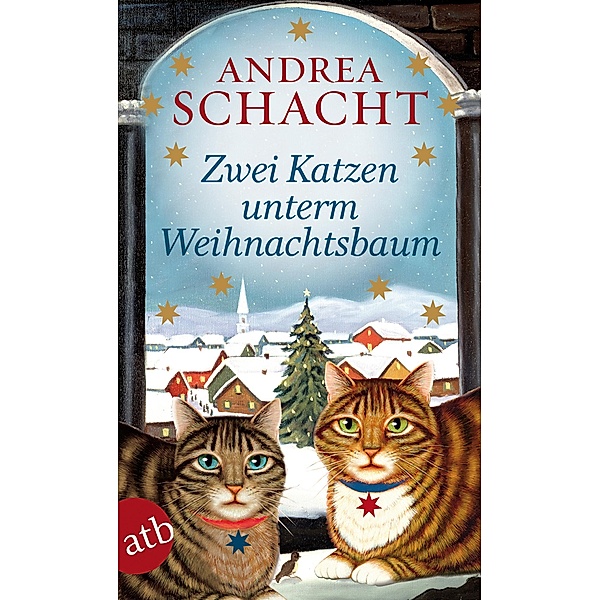 Zwei Katzen unterm Weihnachtsbaum, Andrea Schacht