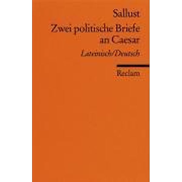 Zwei politische Briefe an Caesar, Sallust