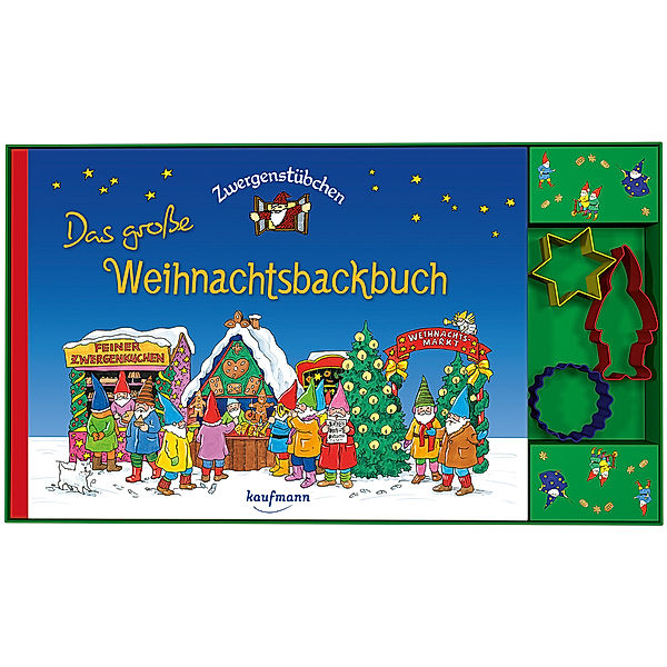 Zwergenstübchen Das große Weihnachtsbackbuch, 3 Bde. m. Ausstechförmchen, Elke Schuster, Timo Schuster