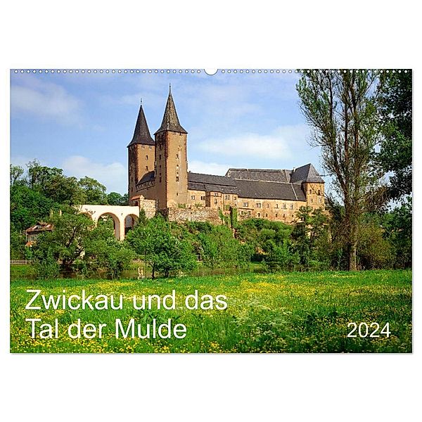 Zwickau und das Tal der Mulde (Wandkalender 2024 DIN A2 quer), CALVENDO Monatskalender, Prime Selection