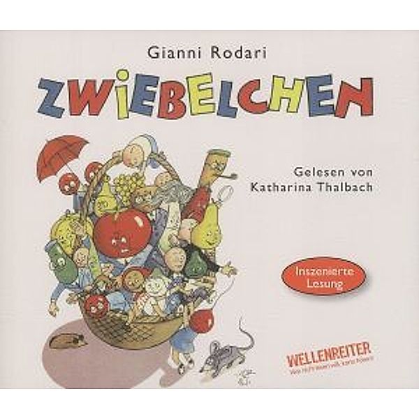 Zwiebelchen, 4 Audio-CDs, Gianni Rodari