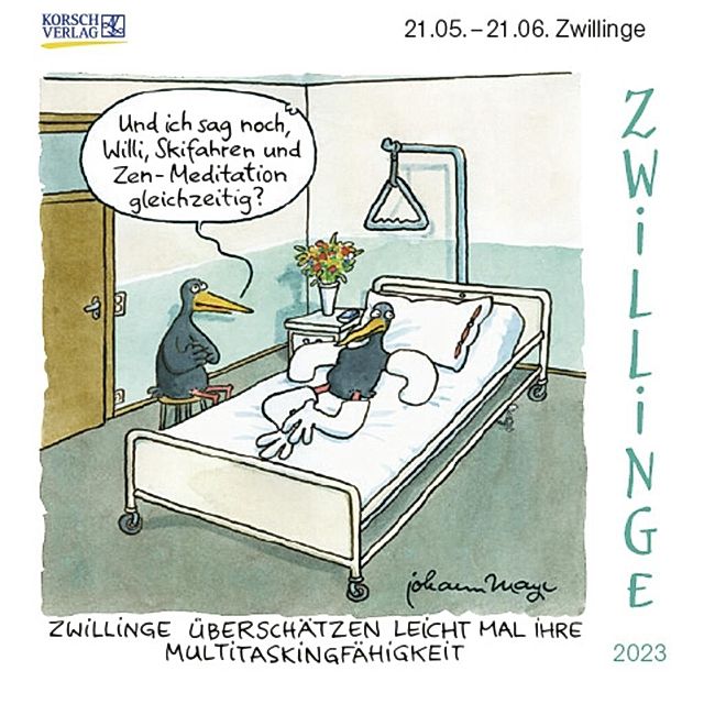 Zwillinge Mini 2023 - Kalender günstig bei Weltbild.de bestellen | Kunstdrucke