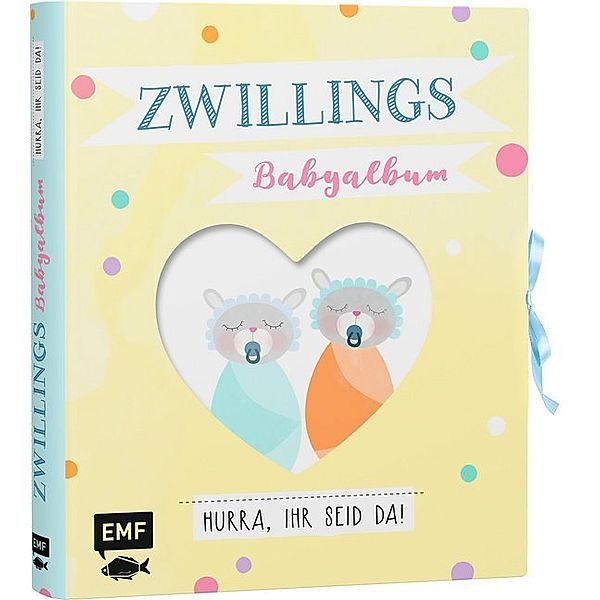 Zwillings-Babyalbum - Hurra, ihr seid da!