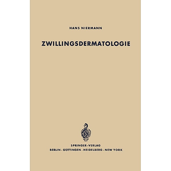 Zwillingsdermatologie, Hans Niermann
