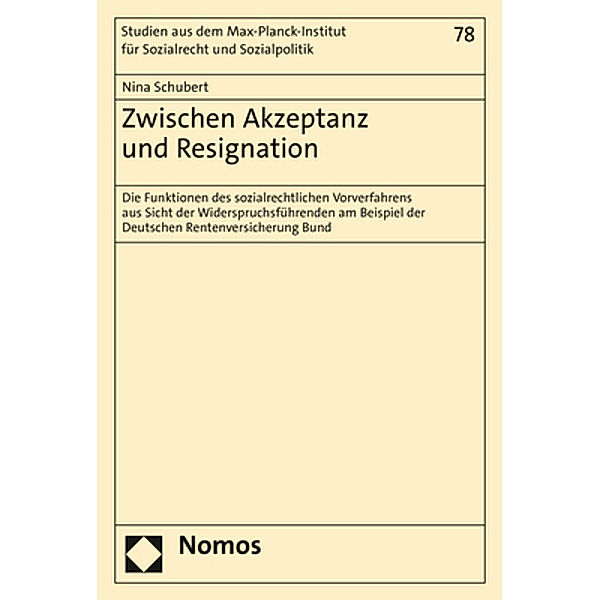 Zwischen Akzeptanz und Resignation, Nina Schubert